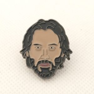 🧁 3/$30 Keanu's Face Enamel Pin NEW